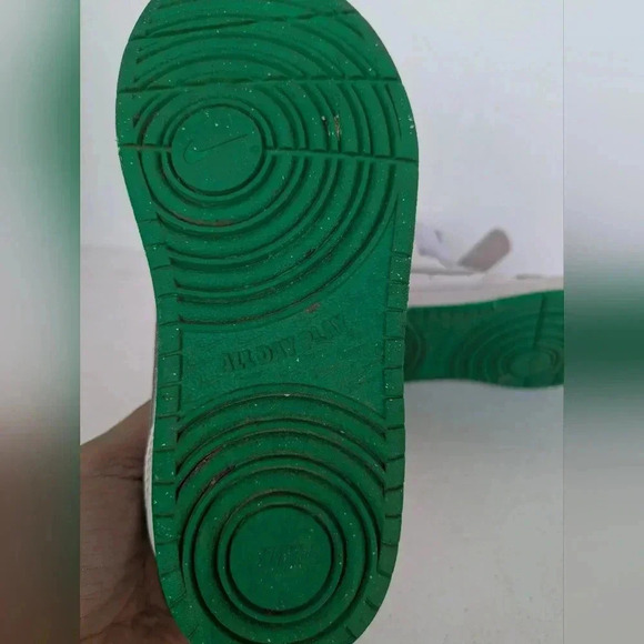 Nike Shoes Court Borough Mid 2 Pure Platinum Mint Sneakers SZ 13c (CD7783-011) - Picture 7 of 7